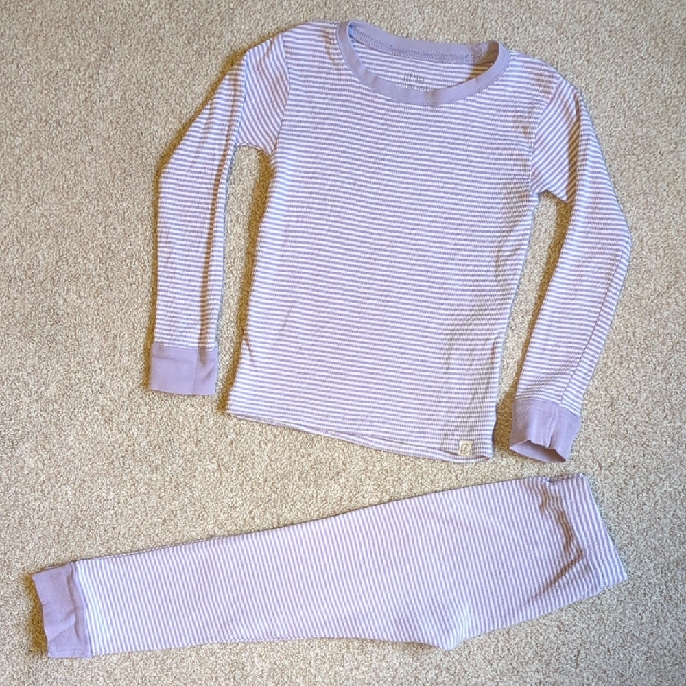 Carter's Little Planet Striped Purple Pajamas
